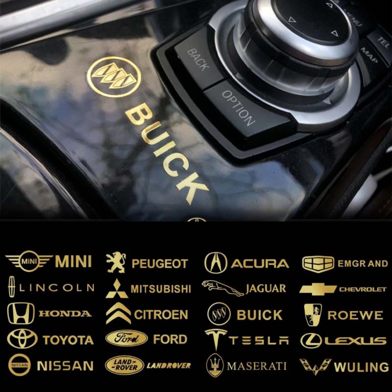 Метални 3D стикери за кола [10 изображения] - с наложен платеж