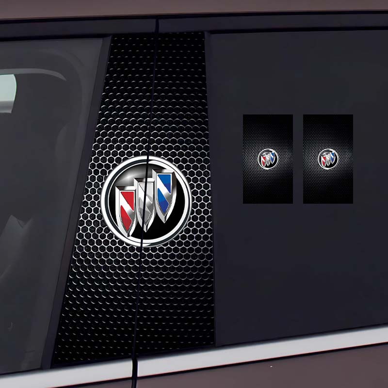 Стикер на централната колона на автомобила Персонализирана творческа декорация Защитно фолио против надраскване и износване, подходящо за модификация на колона BC [чифт]