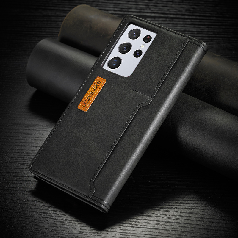 Δερμάτινη θήκη κινητού τηλεφώνου Samsung S23/S22/S21 4-σε-1 Luxury Slot