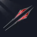 Цвят на пистолет + червен етикет