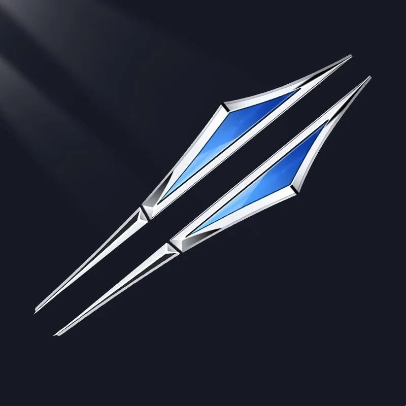 3D декоративен стикер с лого на кола, калник на перката на автомобила