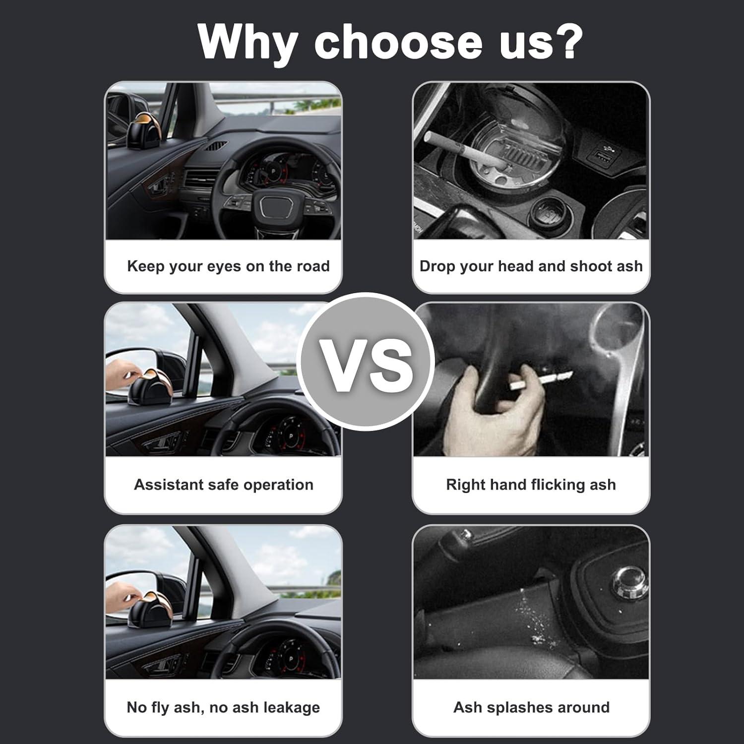 Автомобилен пепелник с капак-късен модел Автомобилна врата Автомобилен пепелник, Преносим пепелник за кола