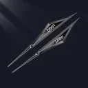 Цвят на пистолет + черен етикет