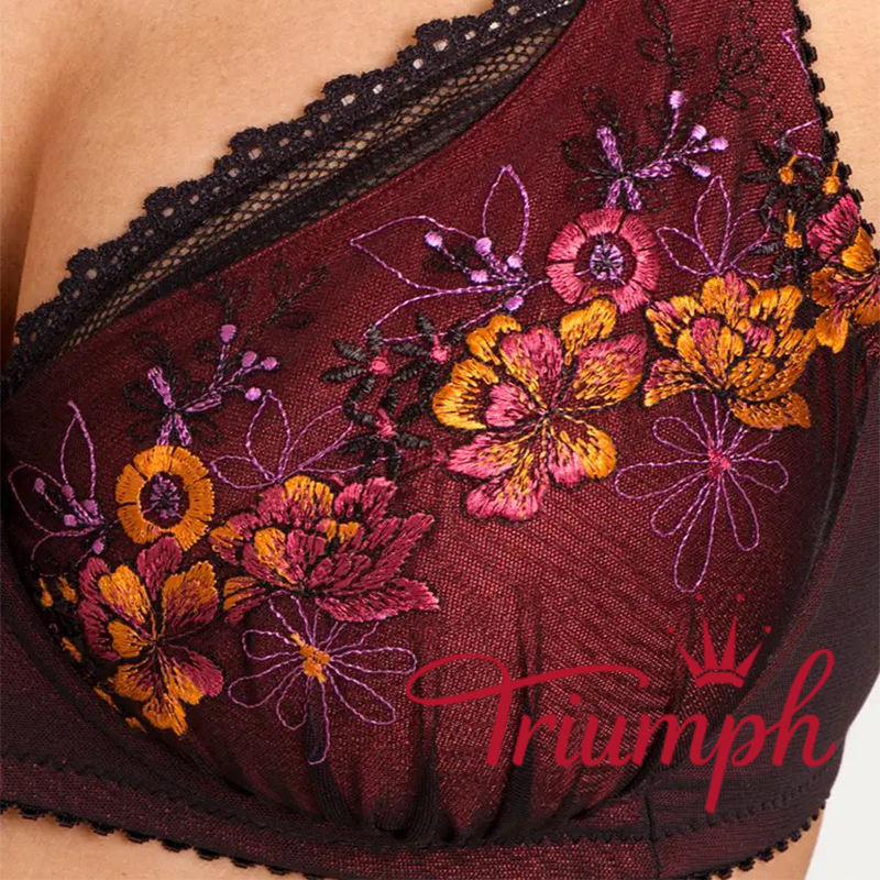 Triumph - Опаковка от 3💝 Памучни комфортни сутиена с лицеви опори✨✨