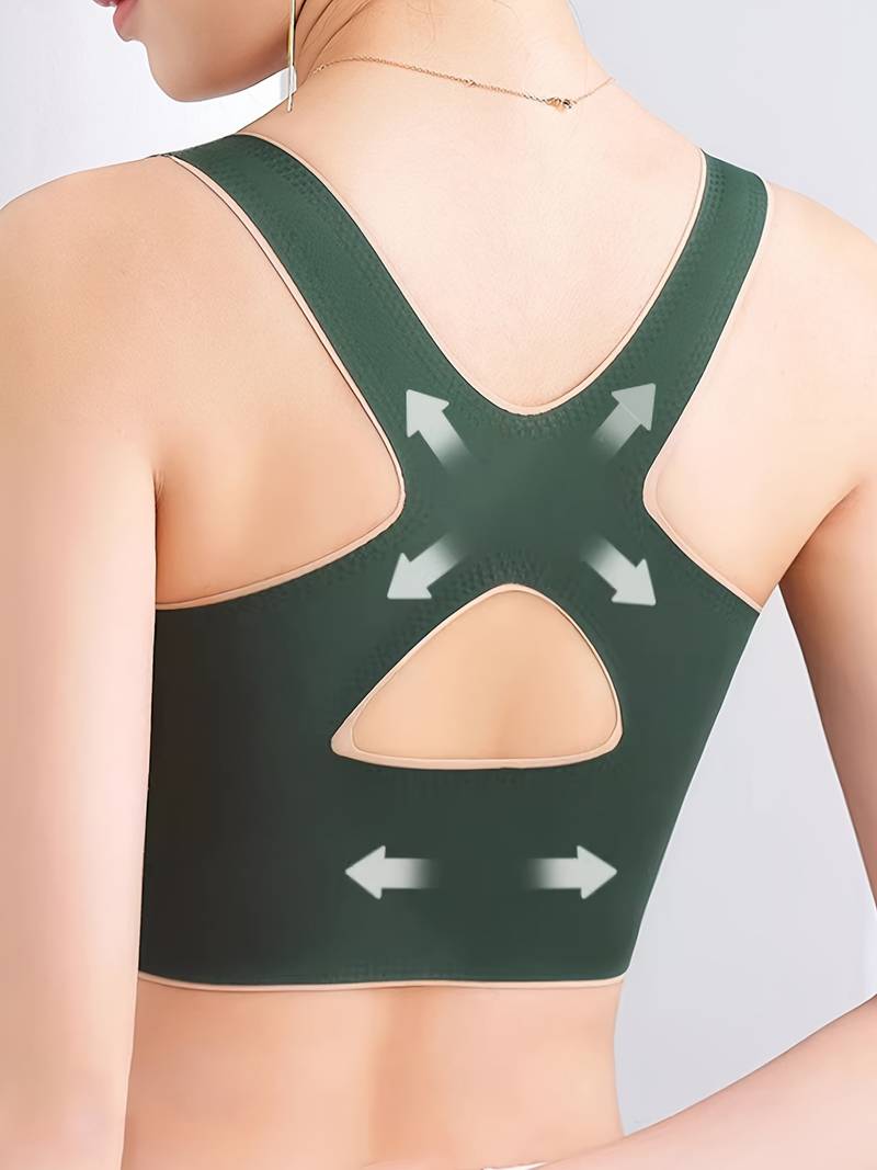 Bežični grudnjak s prednjom kopčom, udoban i bešavni grudnjak s punim pokrivanjem, žensko donje rublje i donje rublje 3