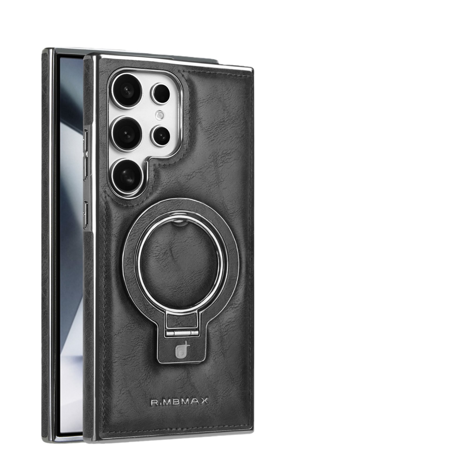 Калъф за телефон от изкуствена кожа с магнитна сгъваема стойка за Samsung