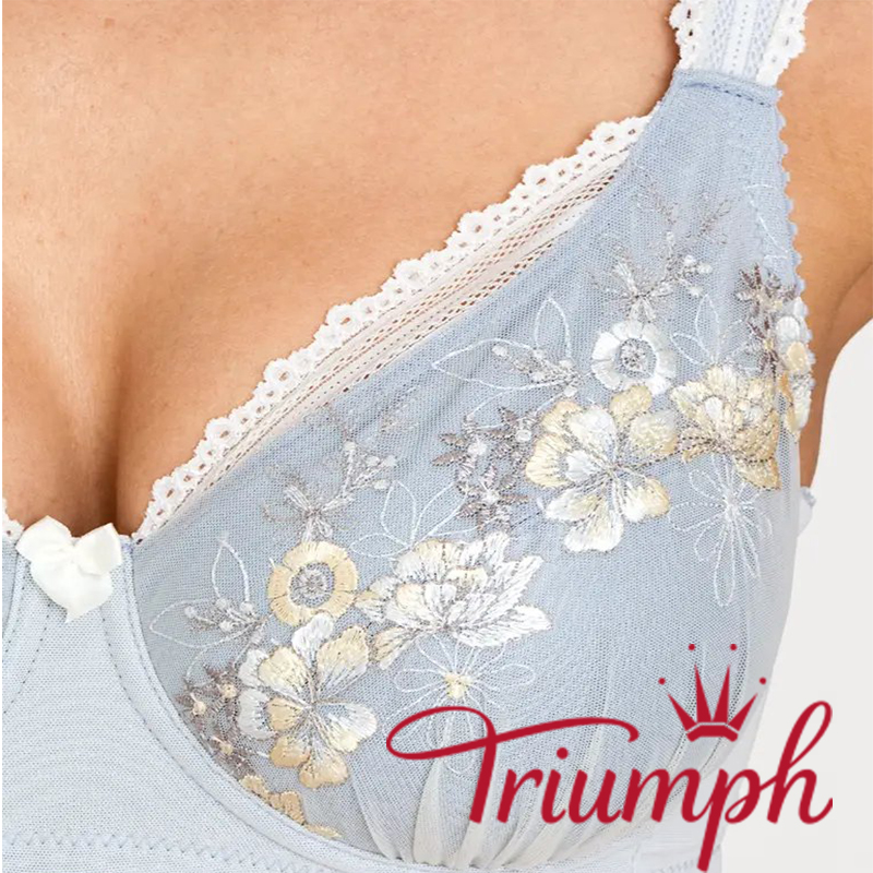 Triumph - Опаковка от 3💝 Памучни комфортни сутиена с лицеви опори✨✨