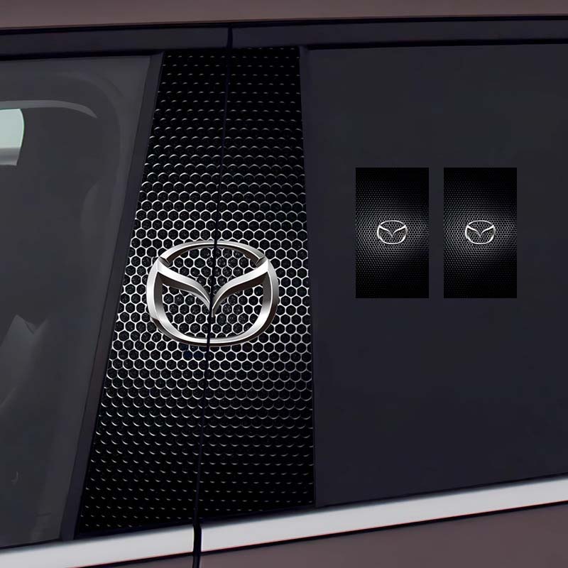 Стикер на централната колона на автомобила Персонализирана творческа декорация Защитно фолио против надраскване и износване, подходящо за модификация на колона BC [чифт]