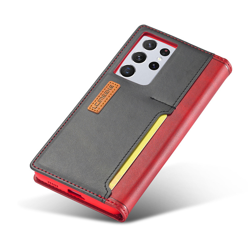 Δερμάτινη θήκη κινητού τηλεφώνου Samsung S23/S22/S21 4-σε-1 Luxury Slot