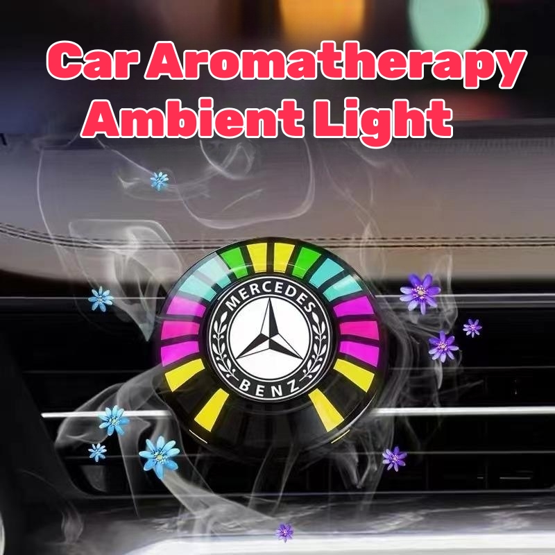 Автомобилна LED музикална ритъм светлина (с машина за ароматерапия)
