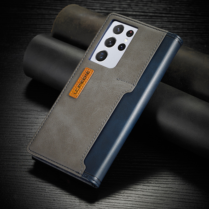 Δερμάτινη θήκη κινητού τηλεφώνου Samsung S23/S22/S21 4-σε-1 Luxury Slot