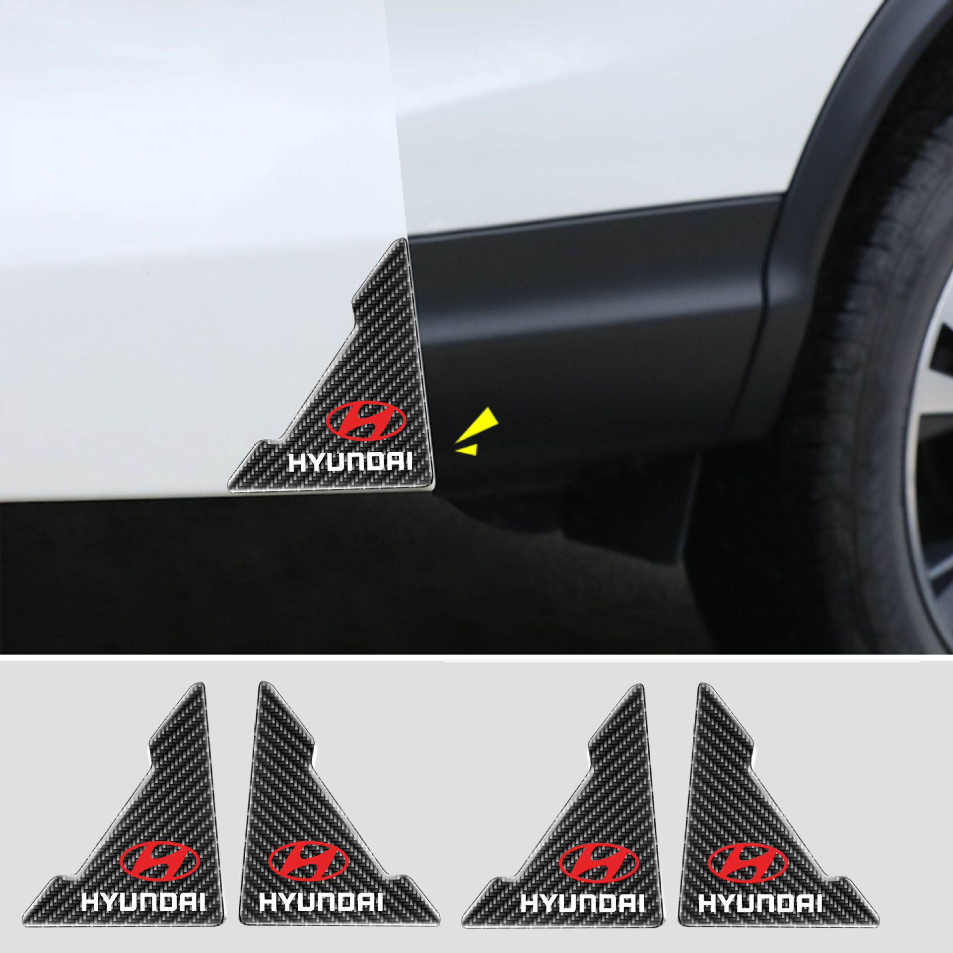 ГОРЕЩА РАЗПРОДАЖБА🎉50% ОТСТЪПКА🎉Капак за протектор на автомобилна врата с шарка от въглеродни влакна 🎉4 бр.🎉