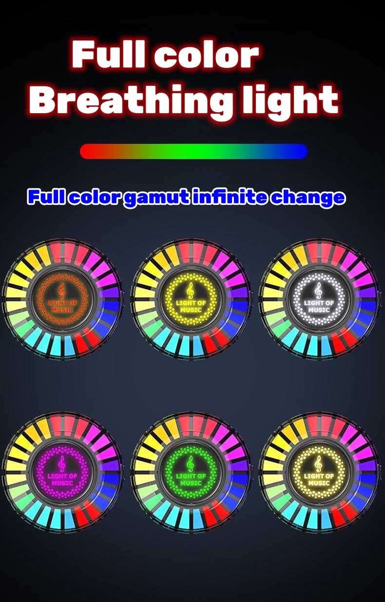 Автомобилна LED музикална ритъм светлина (с машина за ароматерапия)