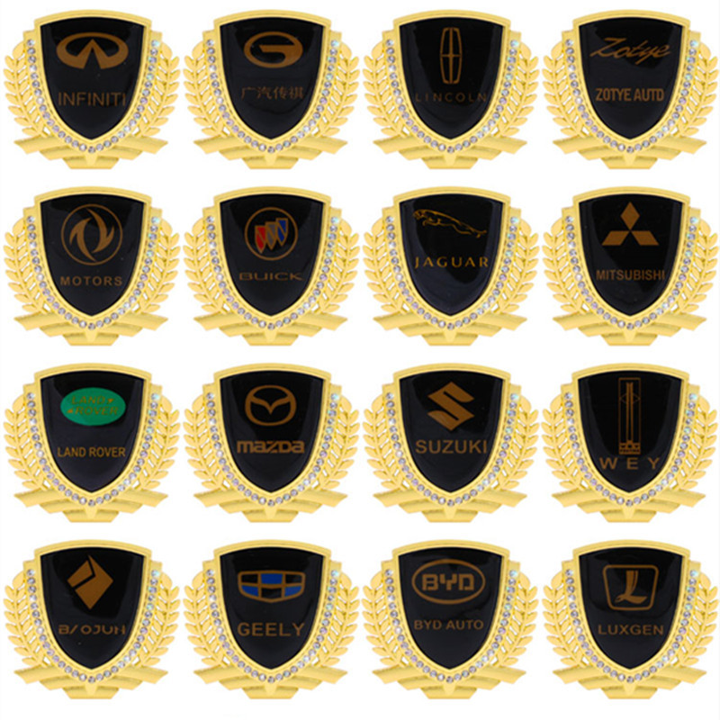 Гореща разпродажба през 2024 г.🎉50% отстъпка🎉3D креативен стикер за кола с метален пшеничен диамант