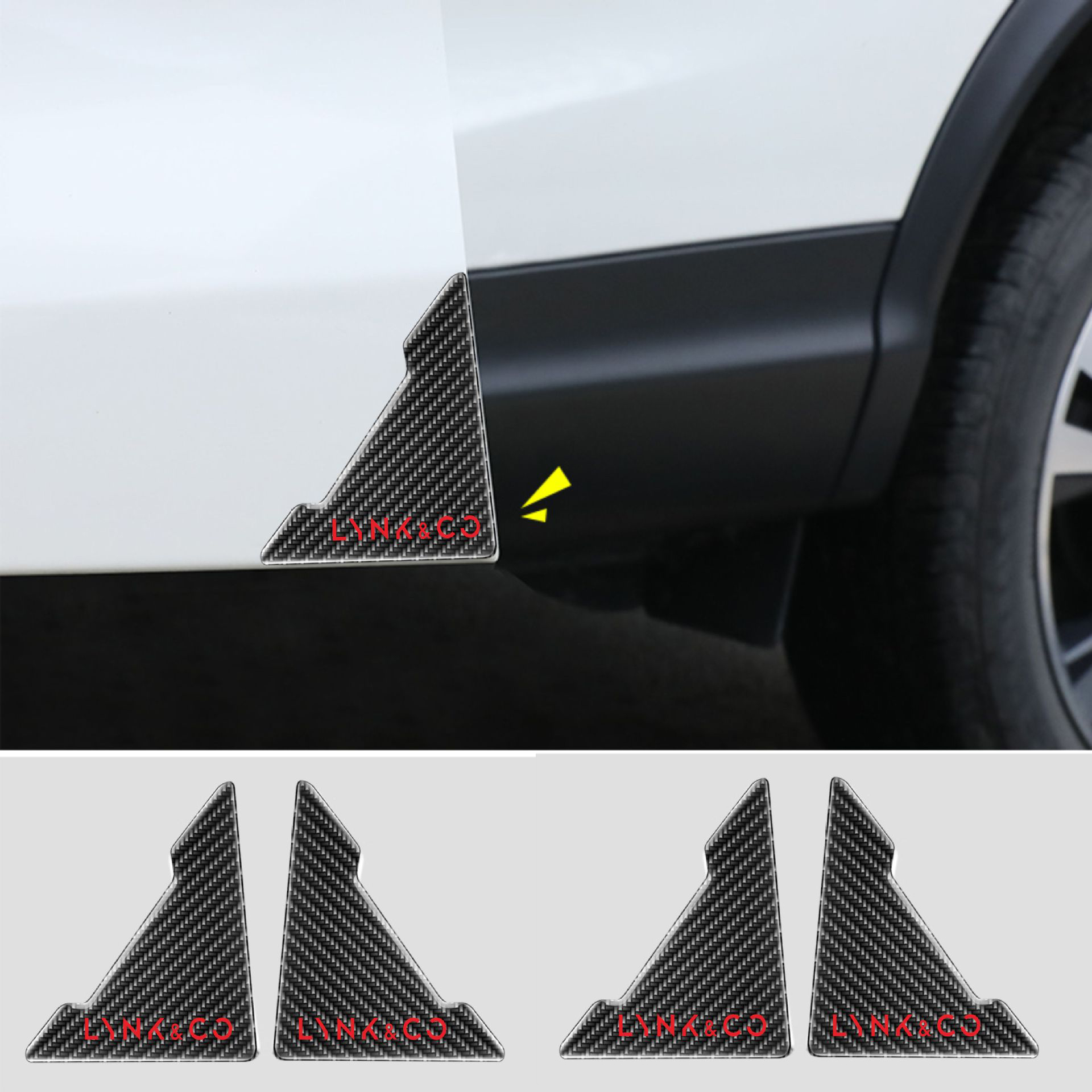 ГОРЕЩА РАЗПРОДАЖБА🎉50% ОТСТЪПКА🎉Капак за протектор на автомобилна врата с шарка от въглеродни влакна 🎉4 бр.🎉