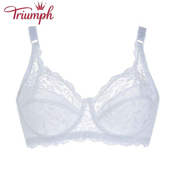 Triumph - Опаковка от 3 бр. 💥 Тънък дантелен сутиен [75A-110E]
