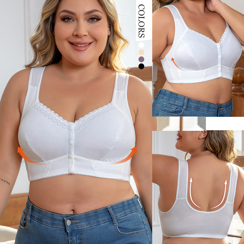 🏆Разпродажба от последния ден с 49% отстъпка - Дишащ сутиен с пълна поддръжка отпред (безплатна доставка)