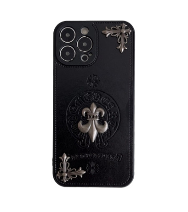 Черен триизмерен калъф за мобилен телефон Apple 16promax