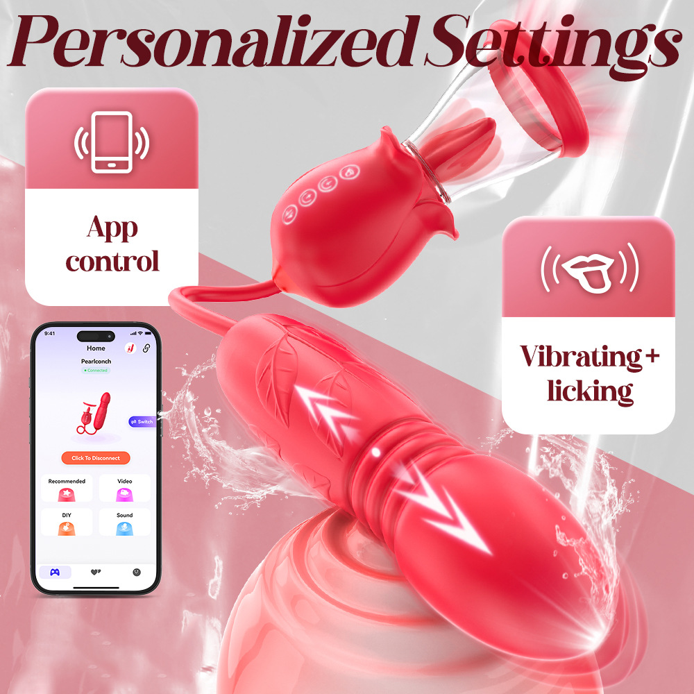 Подобрен безшумен женски цветен весел шейкър