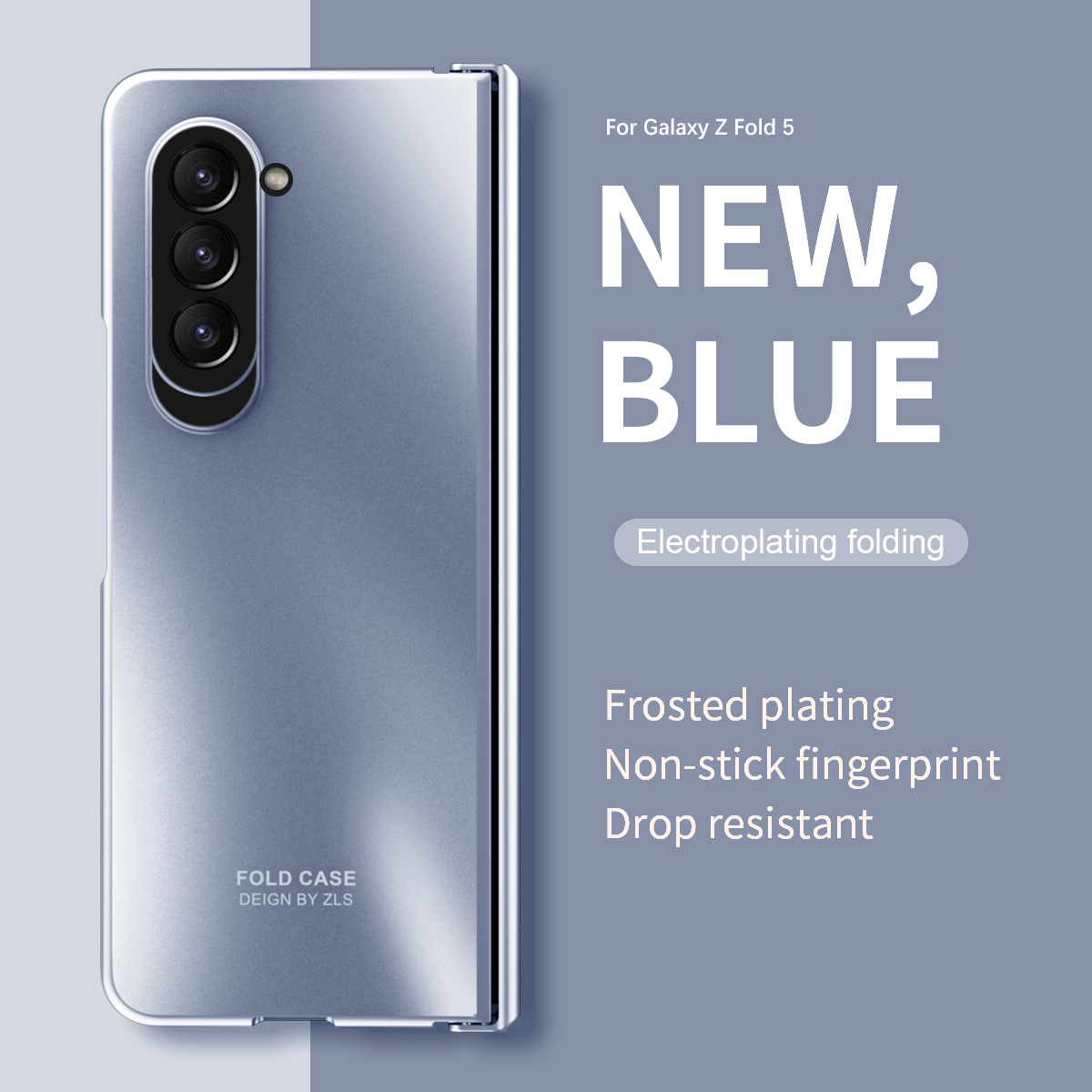 Защитен калъф за телефон с магнитна панта против падане с протекторно фолио за заден екран за Samsung Galaxy Z Fold 5/4/3/2