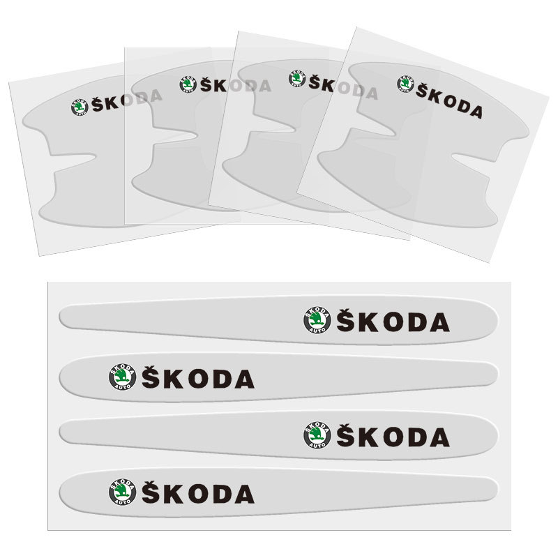 Автомобилни ръкавици против катастрофа от въглеродни влакна + автомобилна лента против катастрофа (8 бр./1 комплект)