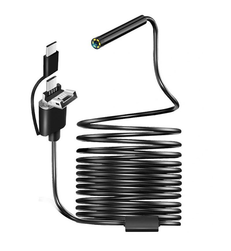 Високотехнологичен микроендоскоп - инспекция на автомобили/климатици, инспекция на оборудване, въртящ се, водоустойчив 【1m-10m】