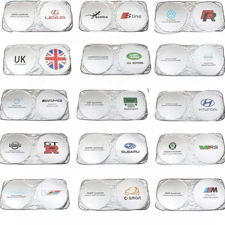 Персонализиран сенник на предното стъкло (с ЛОГО на автомобил)