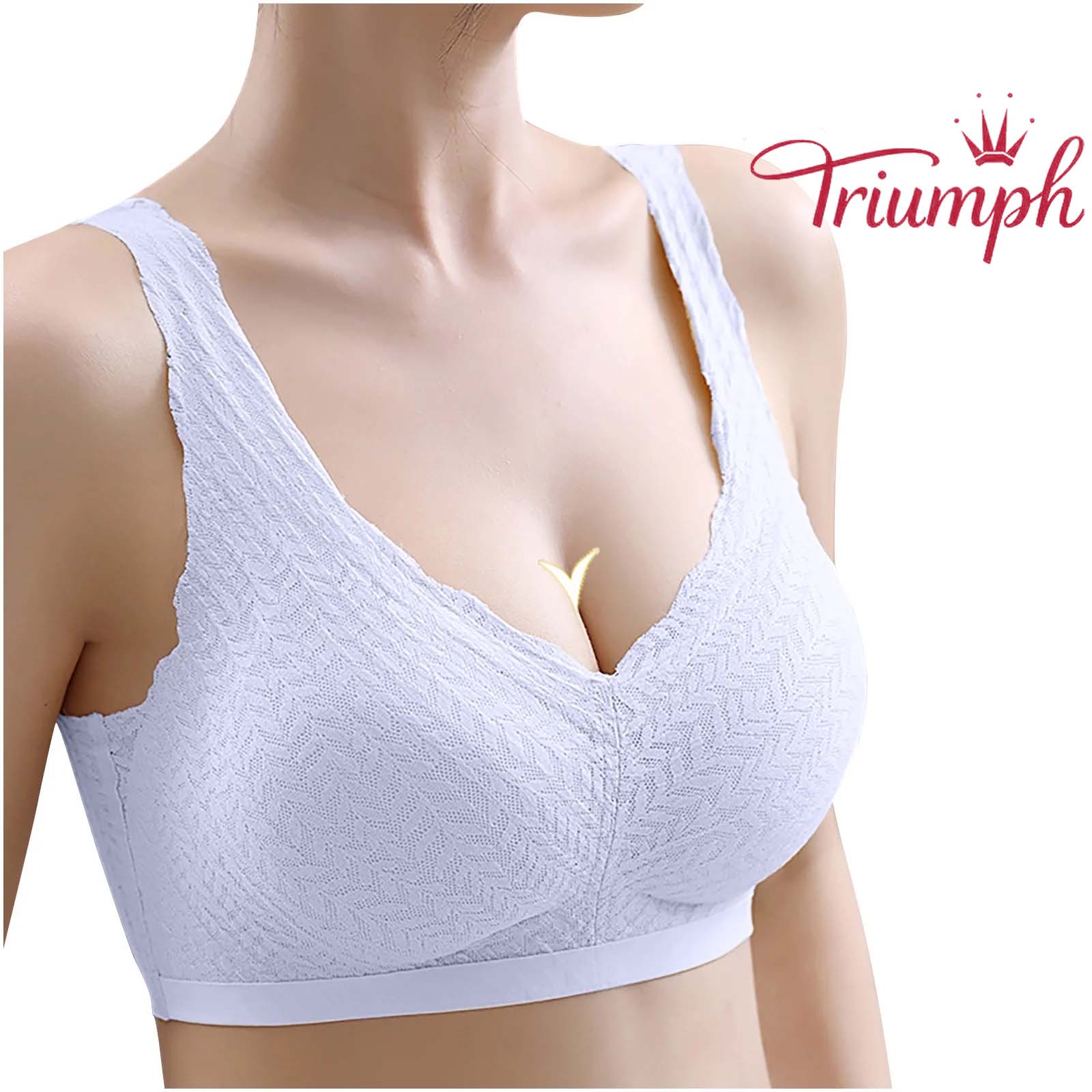 Triumph – Комплект от 3 части 💥 Тънък безшевен латексов сутиен [75A-110E]