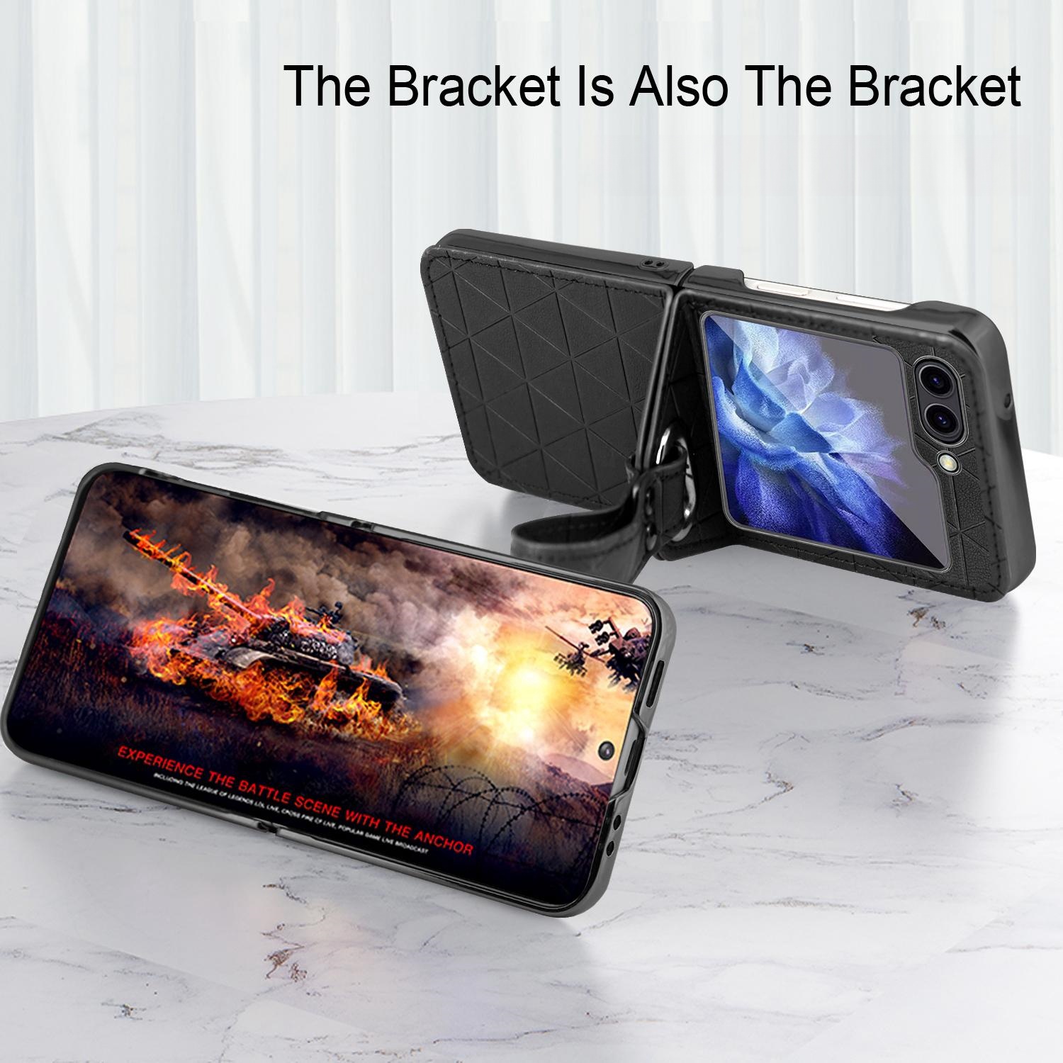 Най-новият кожен калъф за мобилен телефон Samsung Galaxy Z Flip 5/Z Flip 6