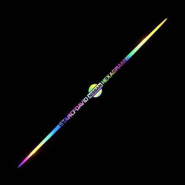 Autocolante auto reflectorizante laser color 3D ✨Set de 6 piese✨