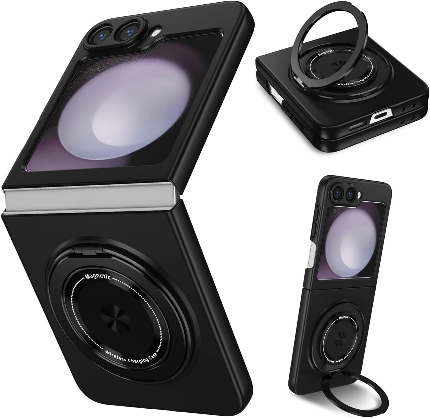 Калъф за телефон Samsung Galaxy Z Flip-Fold 6/5/4/3 с магнитна стойка