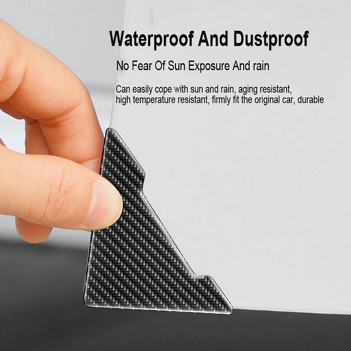 ГОРЕЩА РАЗПРОДАЖБА🎉50% ОТСТЪПКА🎉Капак за протектор на автомобилна врата с шарка от въглеродни влакна 🎉4 бр.🎉