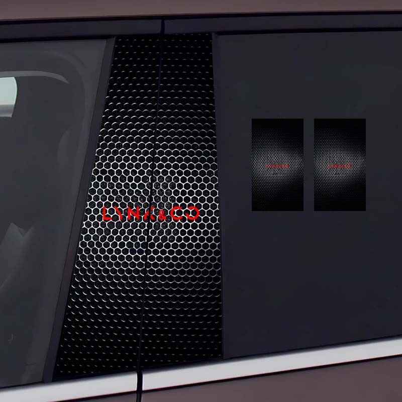 Стикер на централната колона на автомобила Персонализирана творческа декорация Защитно фолио против надраскване и износване, подходящо за модификация на колона BC [чифт]