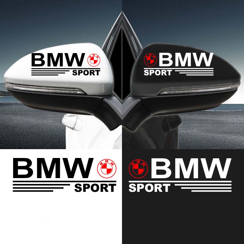 Декоративни стикери за огледало за кола [4 броя] - с наложен платеж