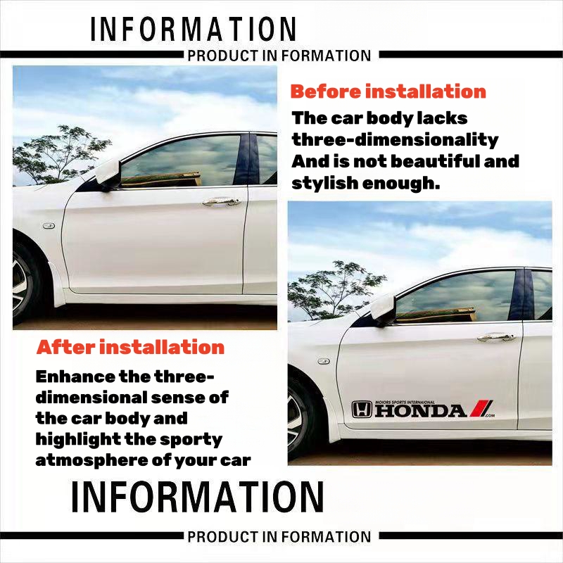 Персонализирани креативни стикери за декорация на врати за автомобили