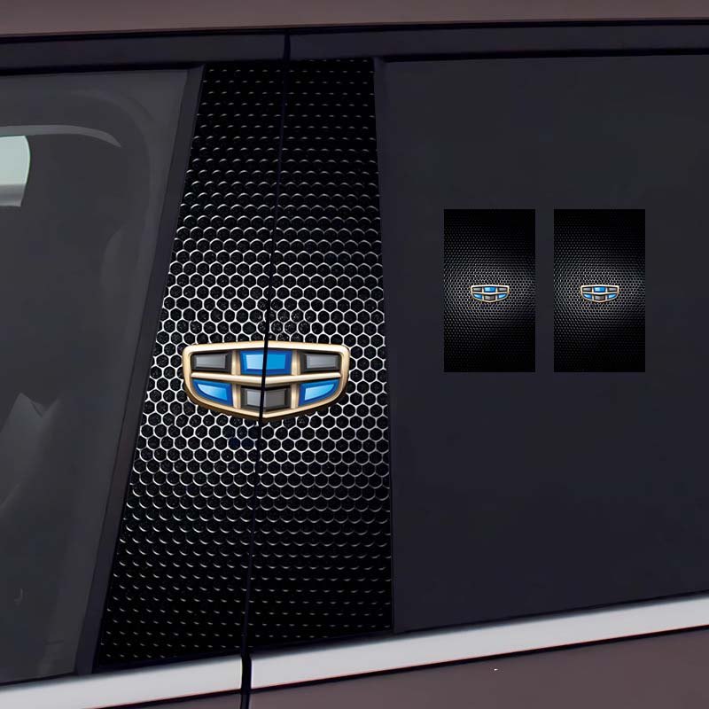 Стикер на централната колона на автомобила Персонализирана творческа декорация Защитно фолио против надраскване и износване, подходящо за модификация на колона BC [чифт]