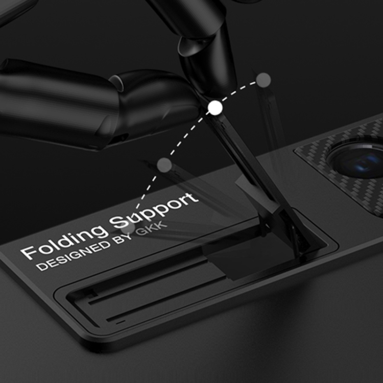 适用于三星 Galaxy S21 Ultra 5G GKK 超薄防摔手机壳 带支架&笔槽&手写笔（黑色） - B3