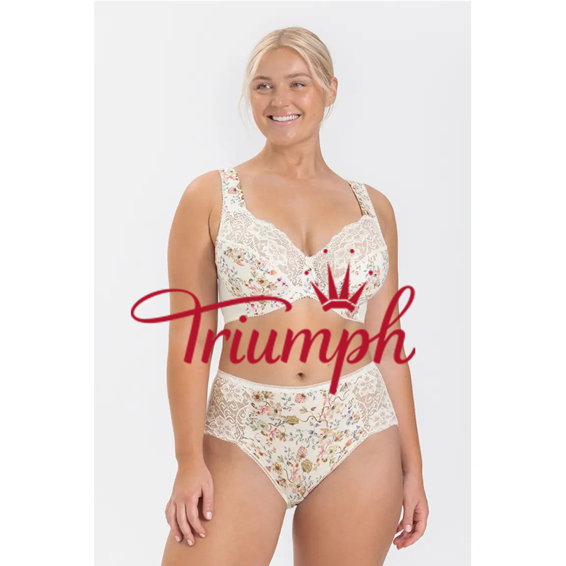 Triumph - Опаковка от 3💝 Памучни комфортни сутиена с лицеви опори✨✨