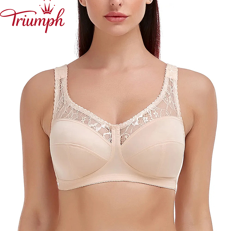 Triumph - комплект от 3 части🔥Секси дантелено бельо, ултра тънък сутиен