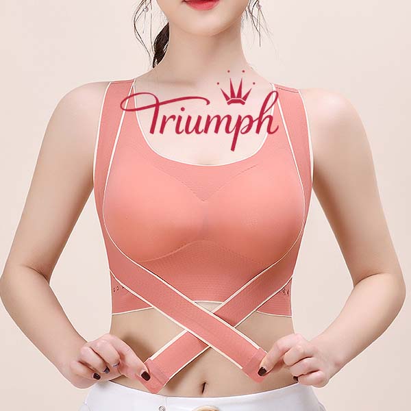 TRIUMPH - (3 части) Спортен сутиен, против увисване, дишащ комфортен сутиен [75A-110E]