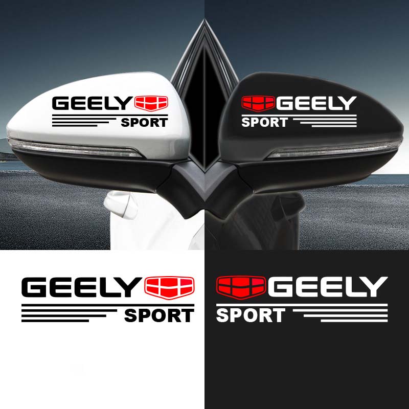 Декоративни стикери за огледало за кола [4 броя] - с наложен платеж