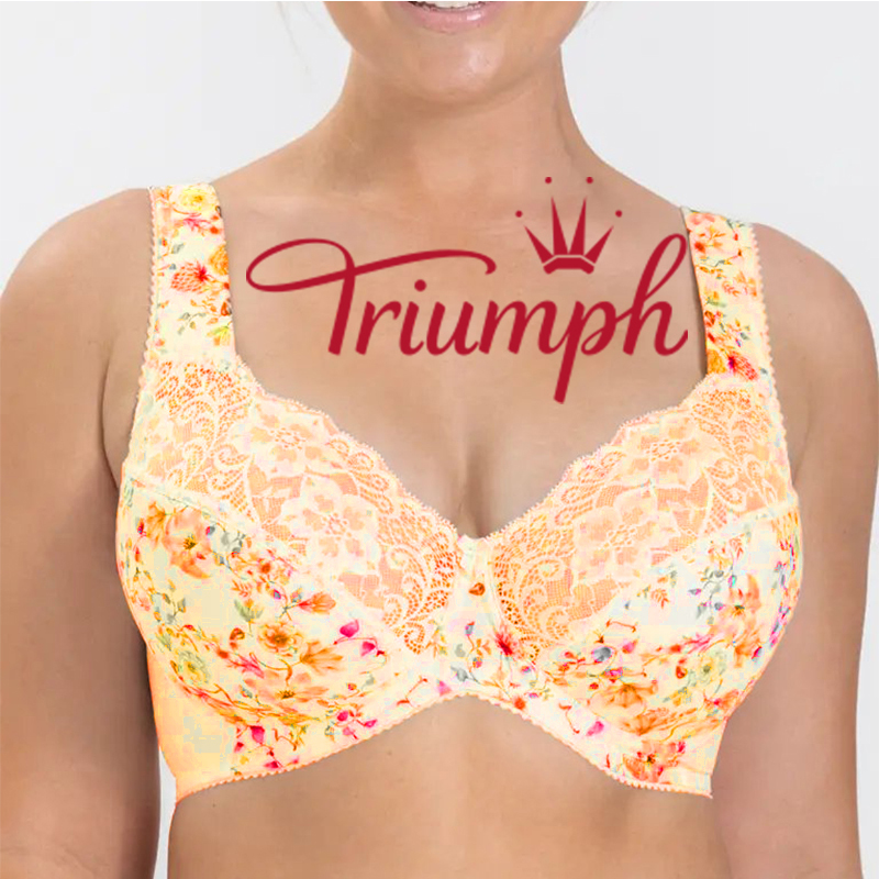 Triumph - Опаковка от 3💝 Памучни комфортни сутиена с лицеви опори✨✨