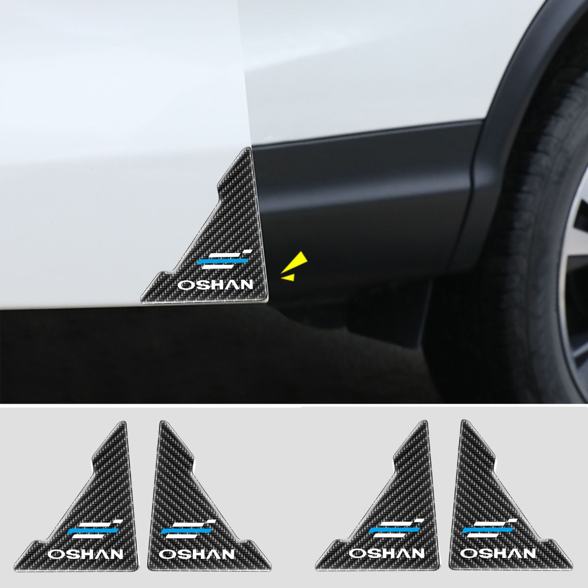 ГОРЕЩА РАЗПРОДАЖБА🎉50% ОТСТЪПКА🎉Капак за протектор на автомобилна врата с шарка от въглеродни влакна 🎉4 бр.🎉