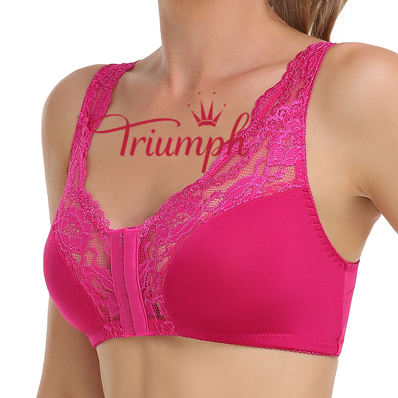 Triumph - Дантелен сутиен с предно закопчаване без банели