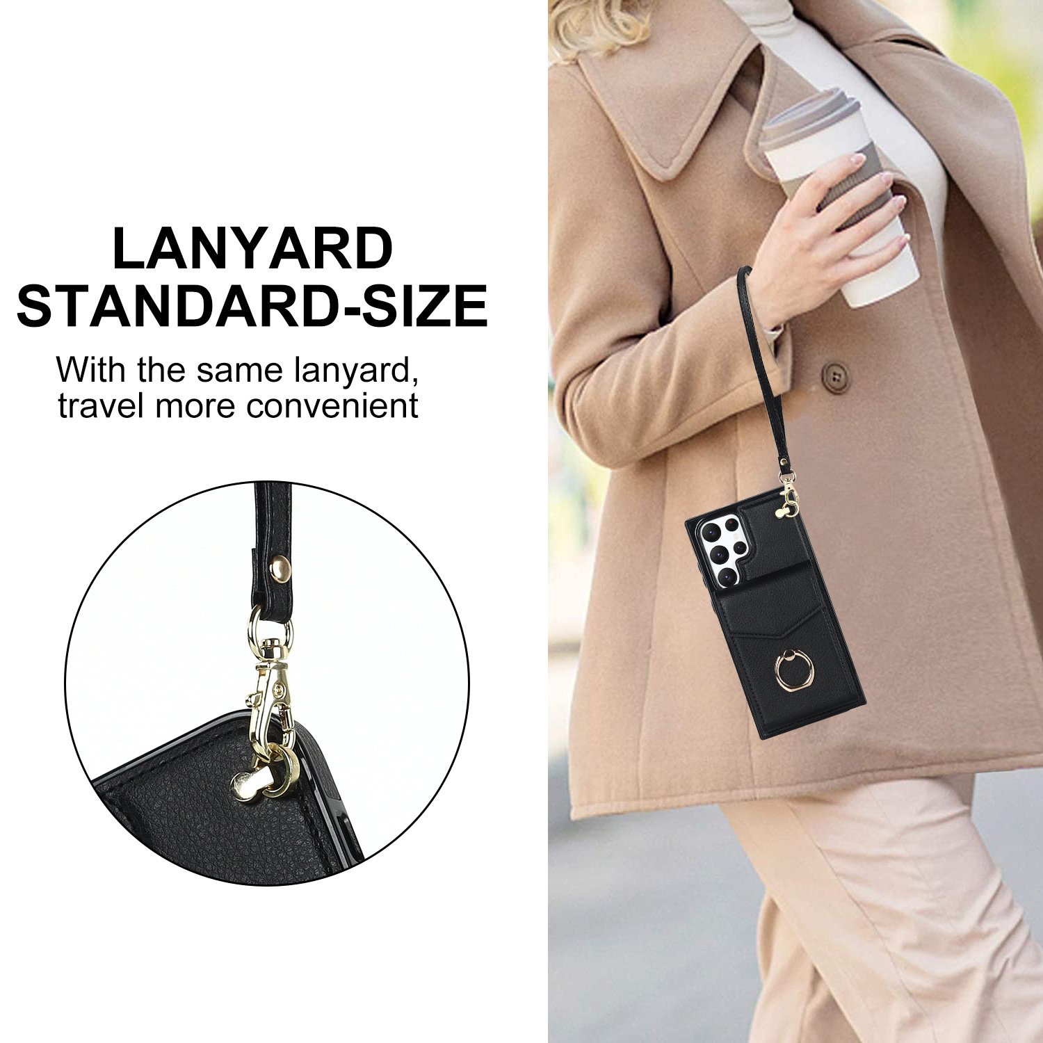 Калъф за телефон Samsung S/Note Series Crossbody Card Holder