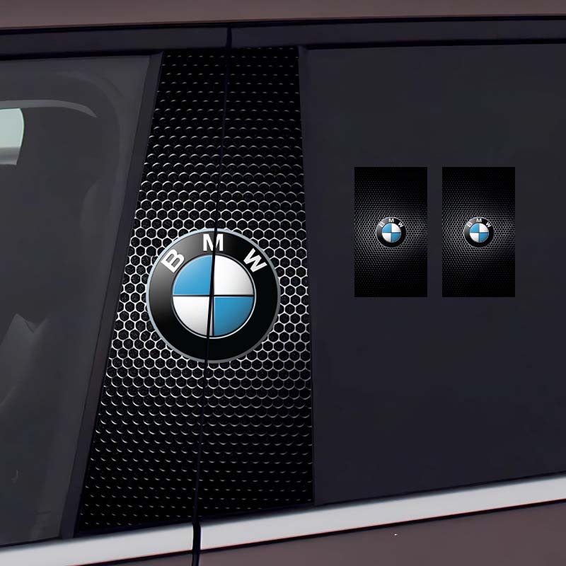 Стикер на централната колона на автомобила Персонализирана творческа декорация Защитно фолио против надраскване и износване, подходящо за модификация на колона BC [чифт]