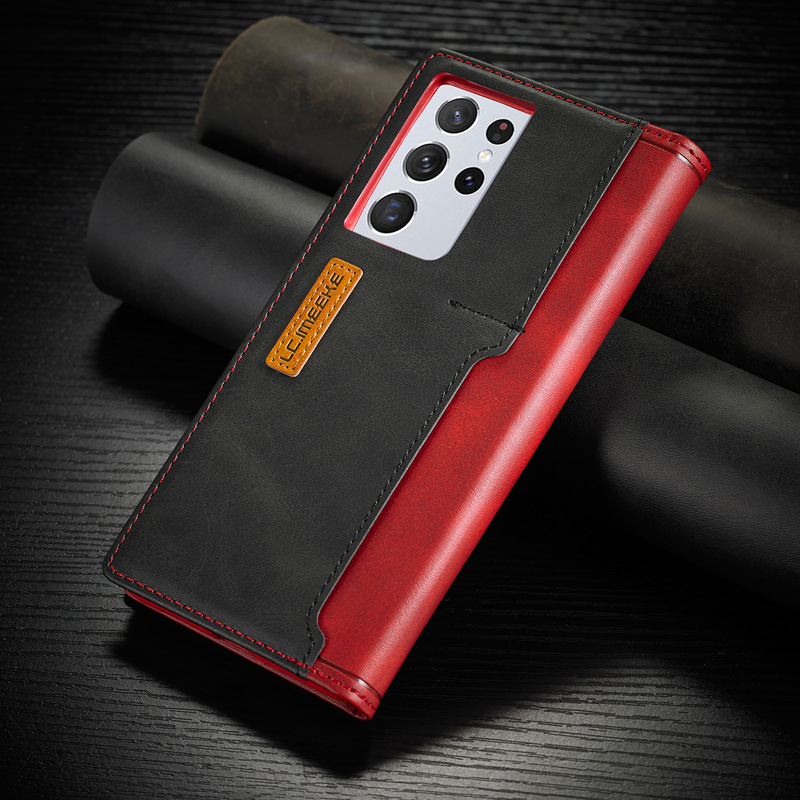 Δερμάτινη θήκη κινητού τηλεφώνου Samsung S23/S22/S21 4-σε-1 Luxury Slot