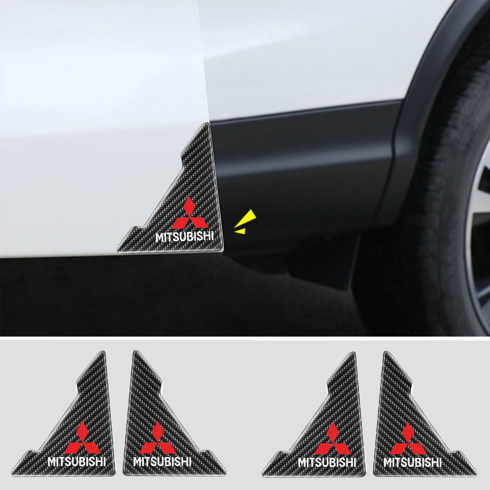 ГОРЕЩА РАЗПРОДАЖБА🎉50% ОТСТЪПКА🎉Капак за протектор на автомобилна врата с шарка от въглеродни влакна 🎉4 бр.🎉