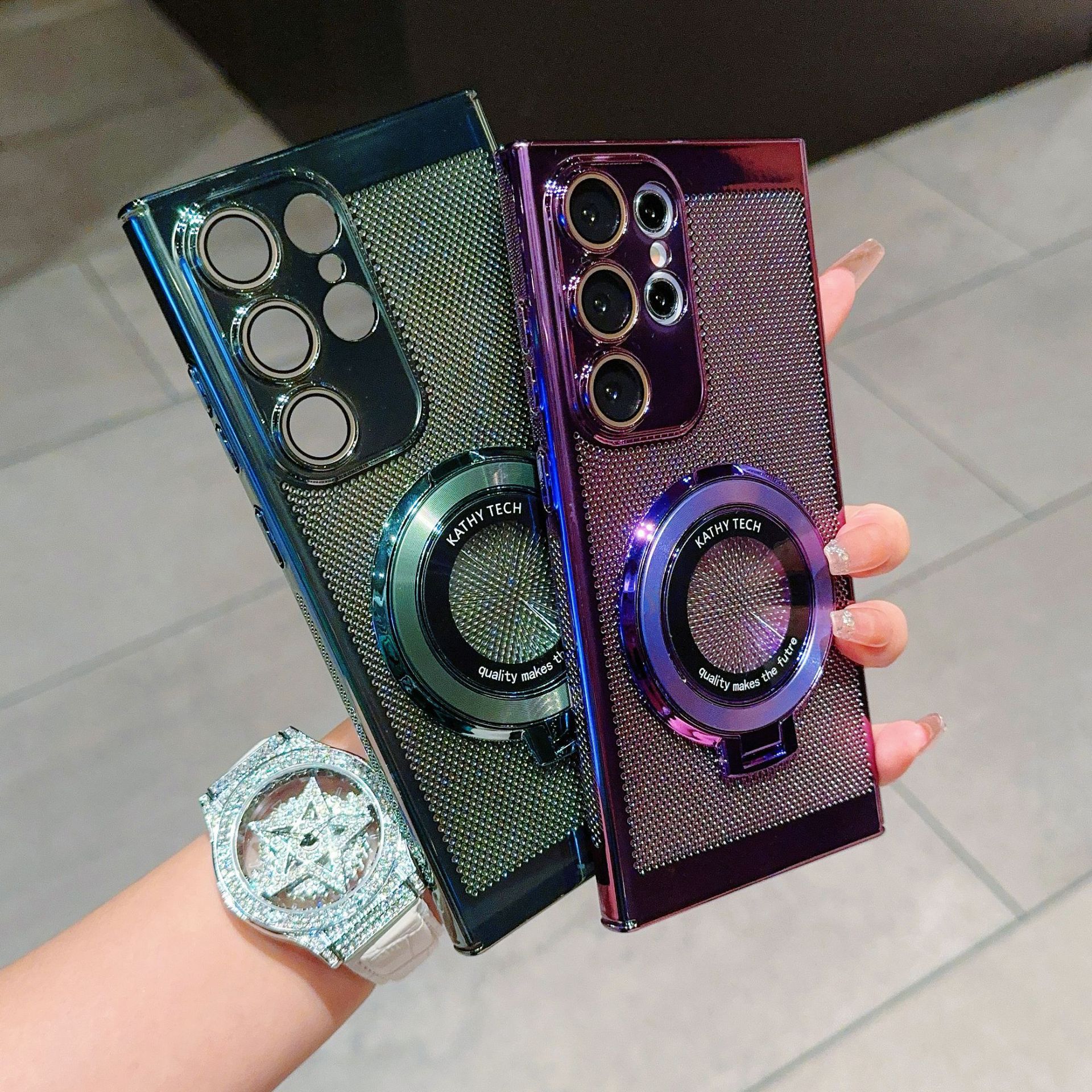 Галванизиран калъф MagSafe Honeycomb - Samsung