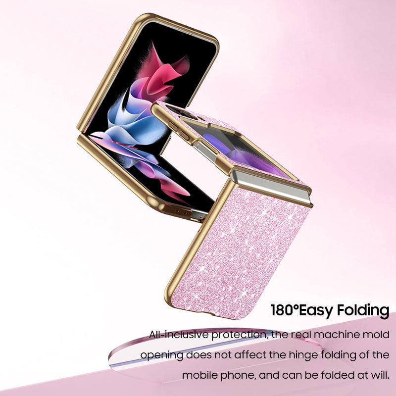 Серия Samsung | Блестящ калъф за мобилен телефон Galaxy Z Flip Series